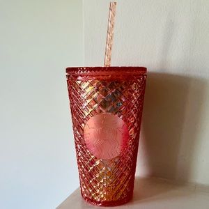 Starbucks Pink Jeweled Tumbler